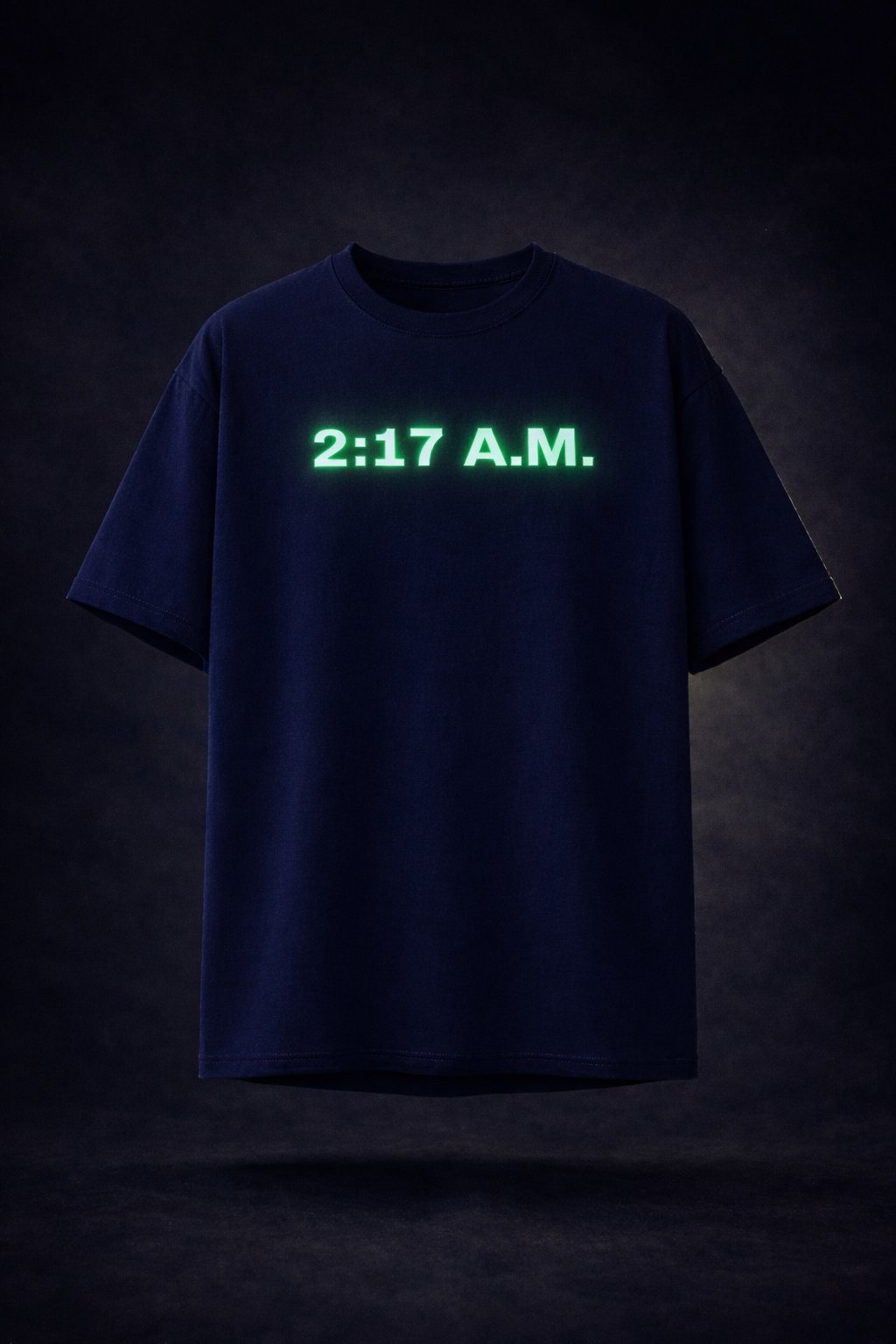 2:17 Glow In Dark Oversized T-Shirt