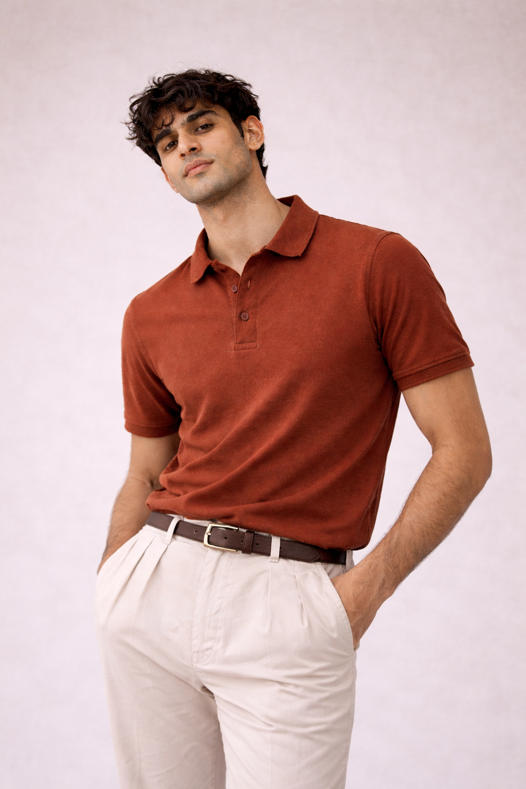 Brick Red Polo T-Shirt