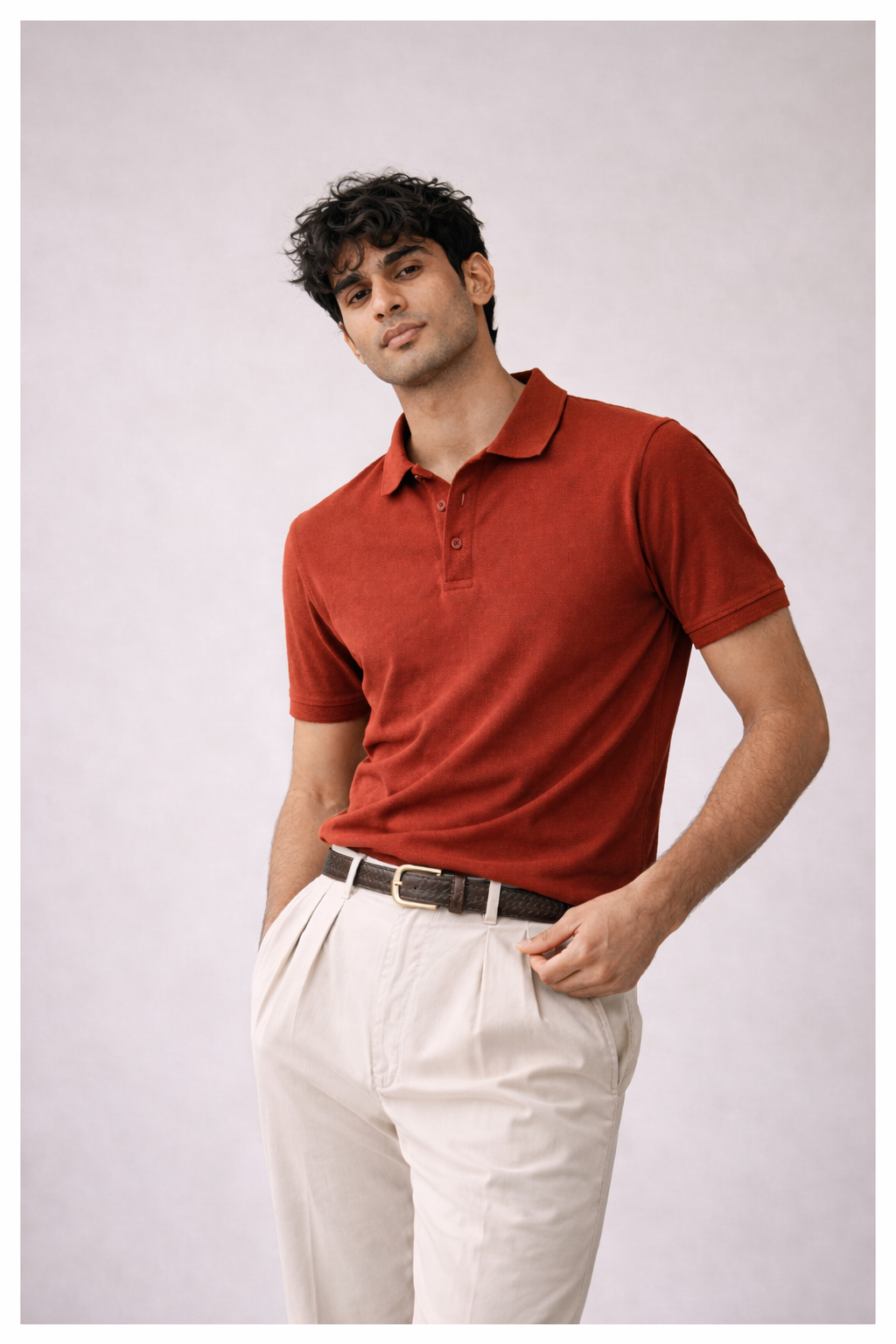 Brick Red Polo T-Shirt