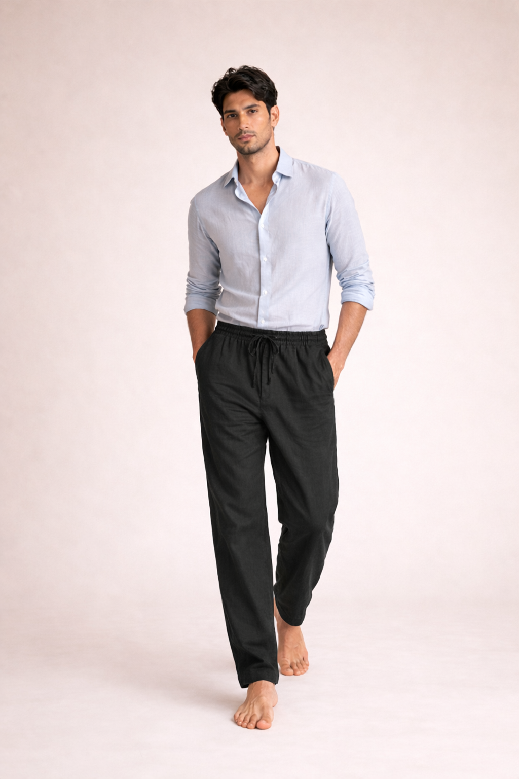 Black Linen Pants