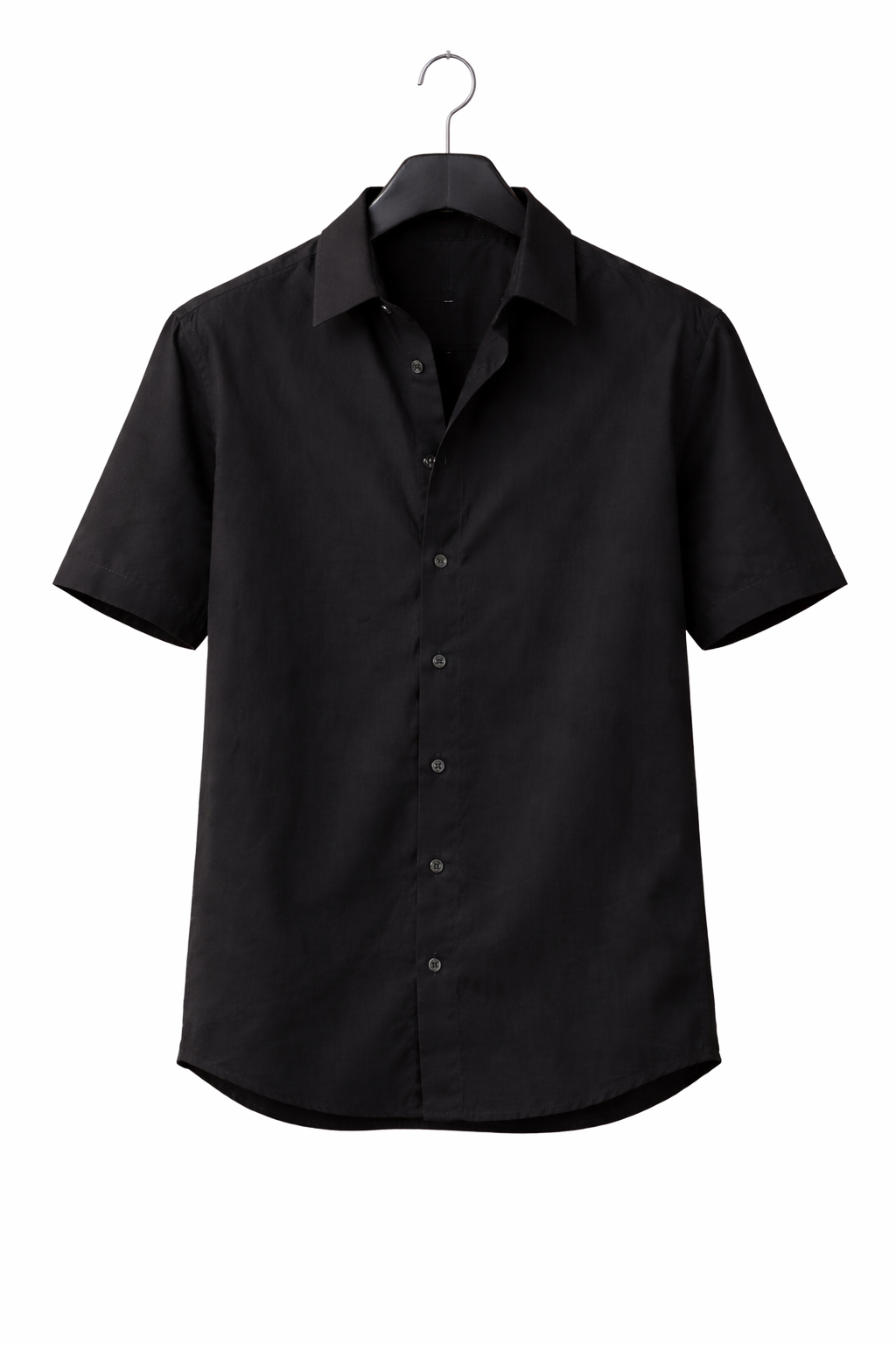 Ultra-Soft Black Relaxed-fit Shirt