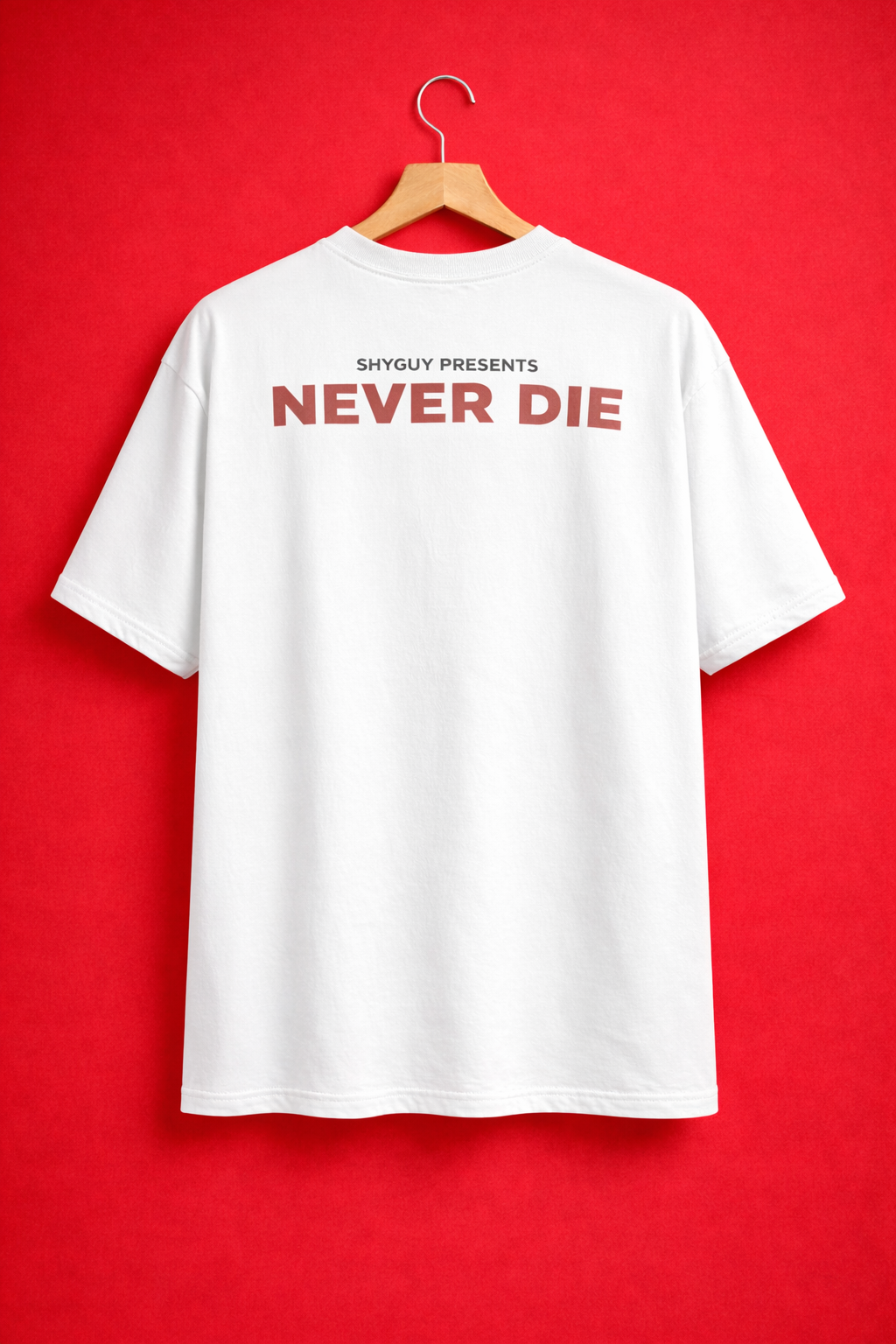 Never Die Graphic Oversized T-Shirt