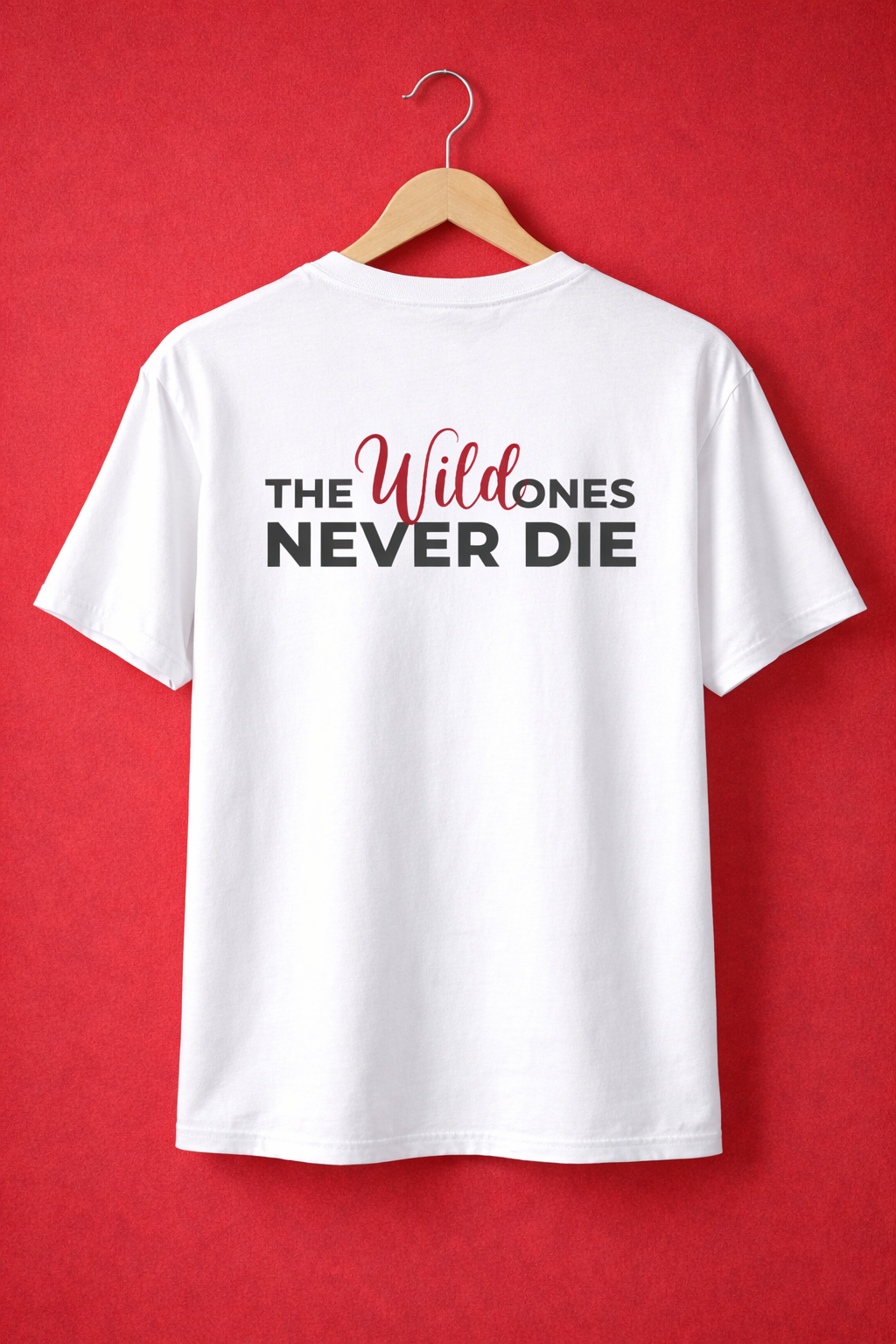 Never Die Graphic Oversized T-Shirt