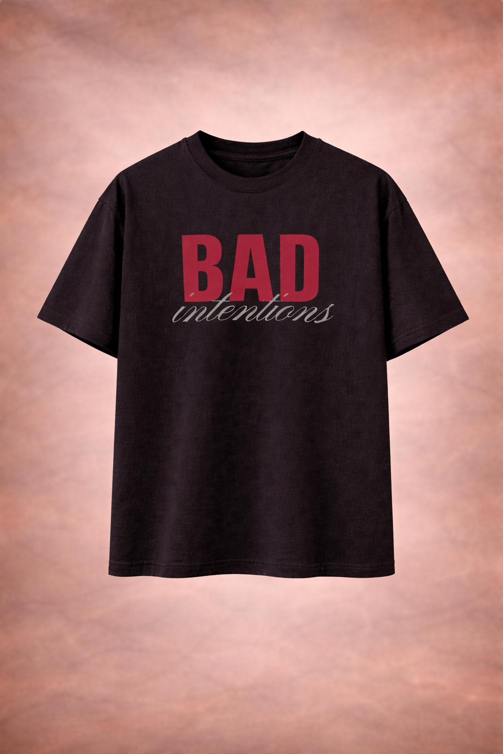 Bad Intentions Graphic Oversized T-Shirt