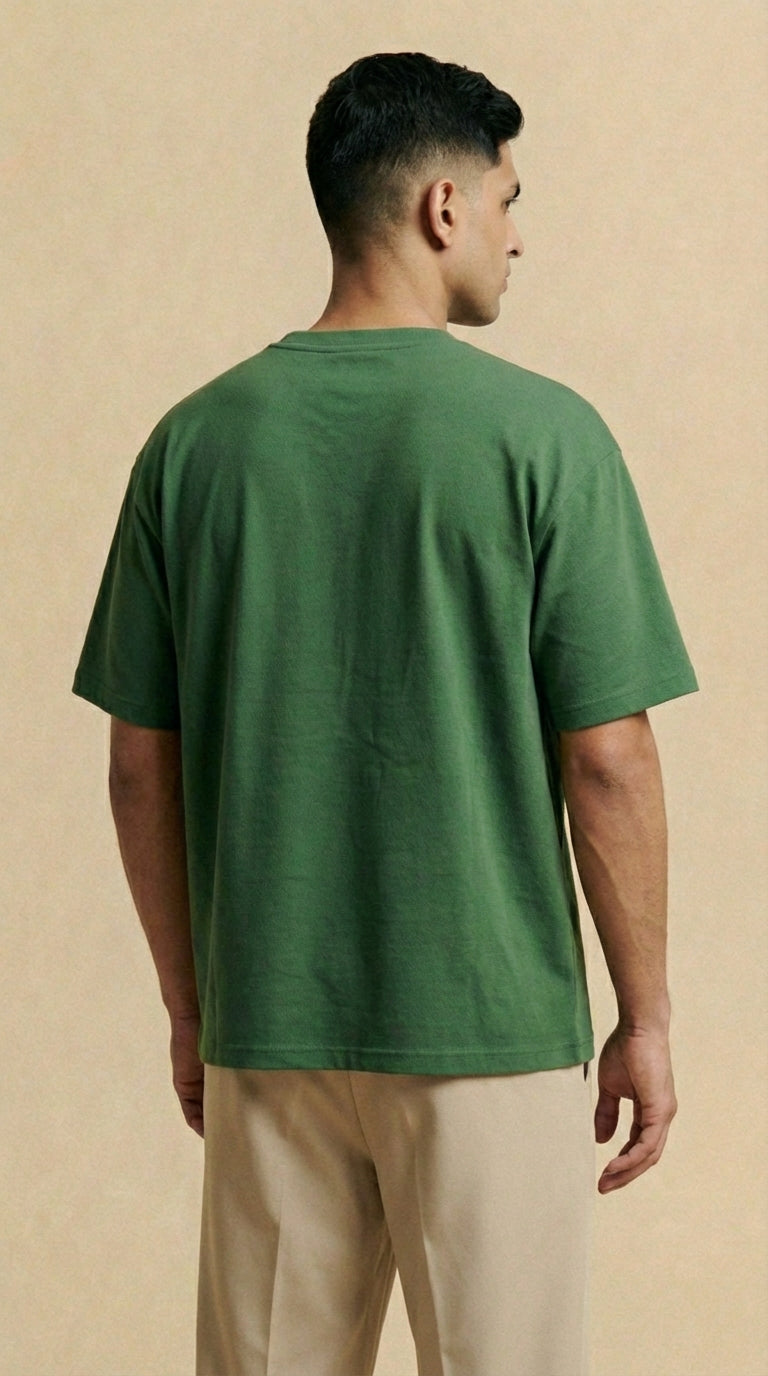 Eighty Nine Graphic Oversized Off-White T-Shirt