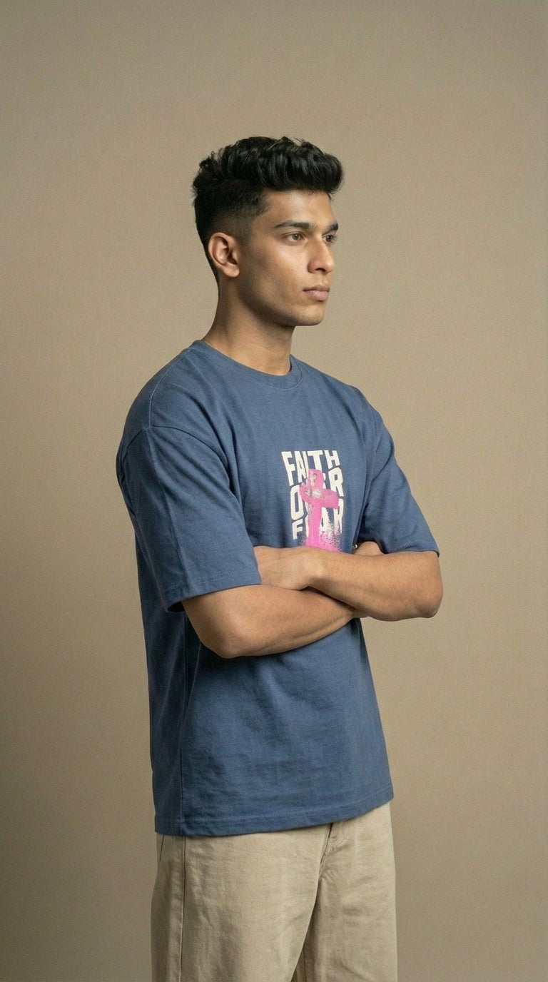 Faith Over Fear Oversized T-Shirt