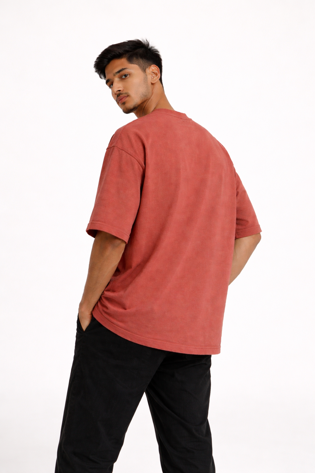 Shy Guy Classic Coral Oversized T-shirt