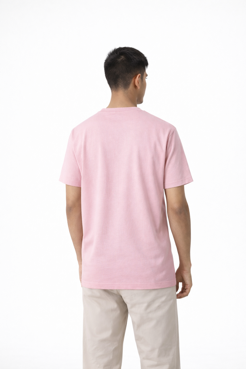 Shy Guy Studio Baby Pink Regular fit T-shirt