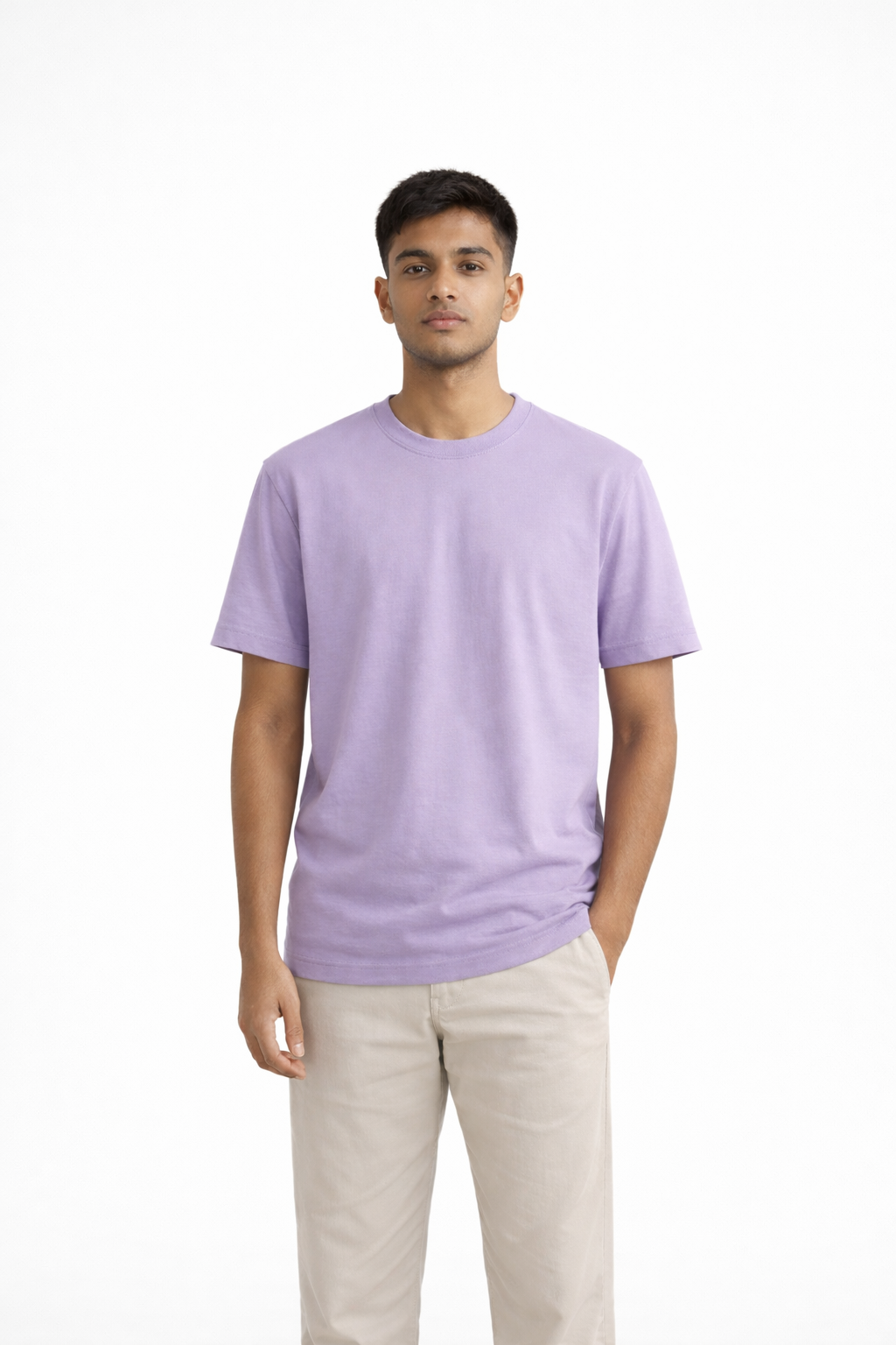 Shy Guy Studio Baby Pink Regular fit T-shirt