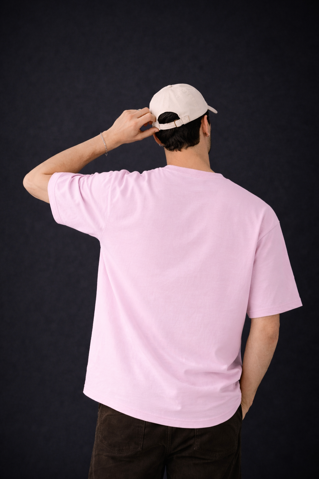Shy Guy Everyday Baby-Pink Oversized T-shirt