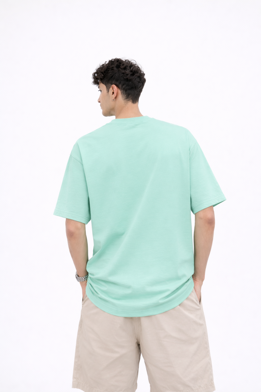 Shy Guy Classic Baby Blue Oversized T-shirt