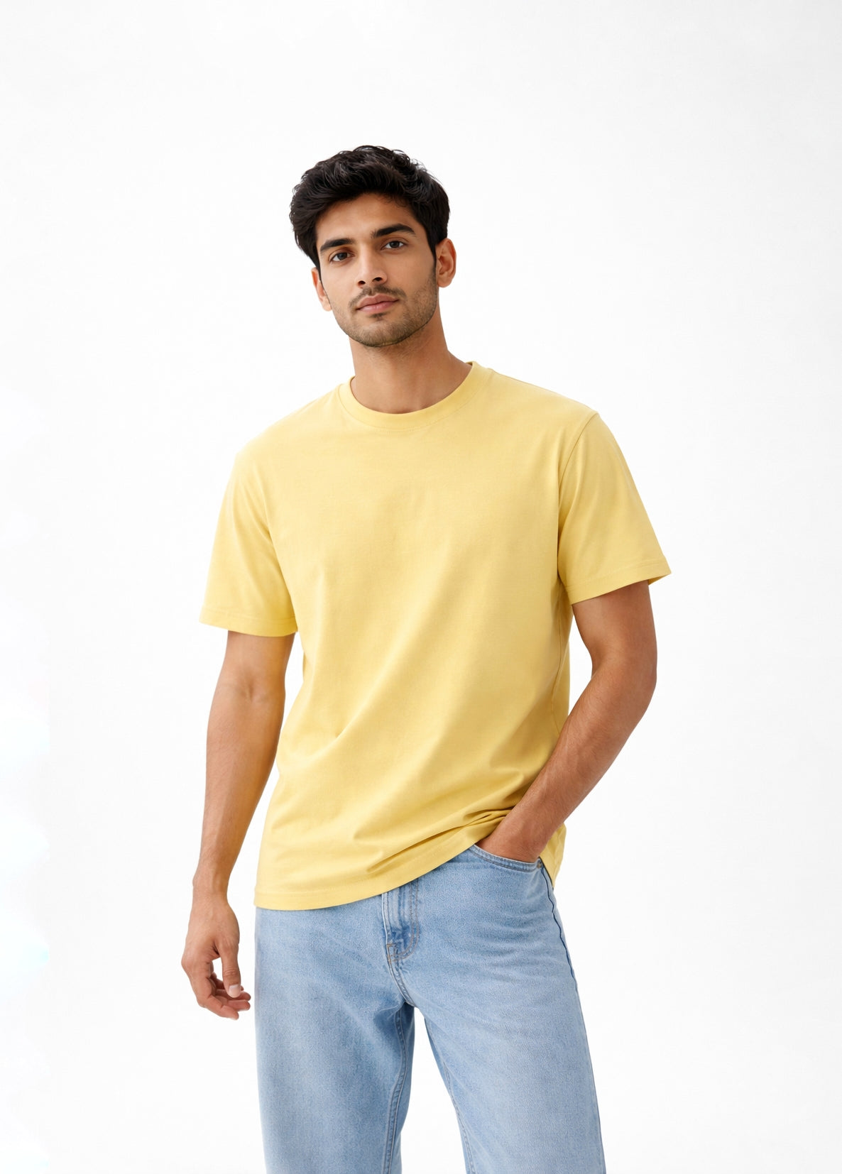 Shy Guy Studio Golden Yellow Regular fit T-shirt