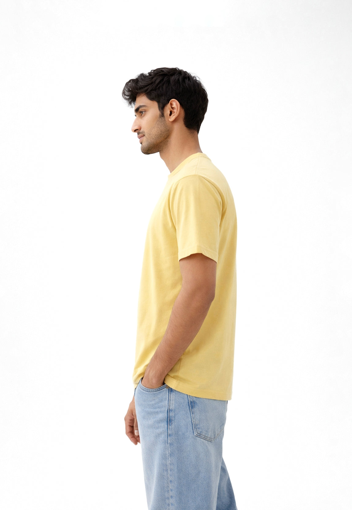 Shy Guy Studio Golden Yellow Regular fit T-shirt